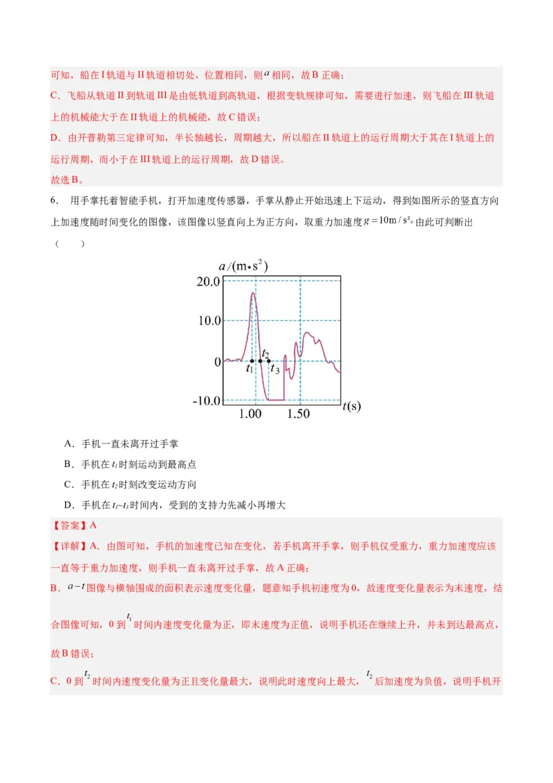 信息必刷卷01（安徽专用）（解析版）_04高考物理_2025年新高考资料_2025考前信息卷_2025年高考物理考前信息必刷卷（安徽专用）3442768