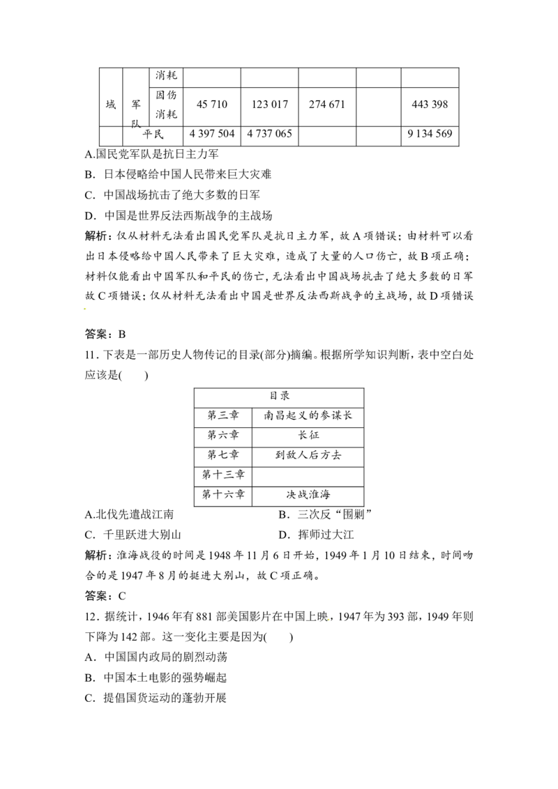 第8讲　抗日战争和解放战争_1129111048_07高考历史_通用版（老高考）复习资料_2023年复习资料_一轮+二轮_高考历史一轮复习资料包