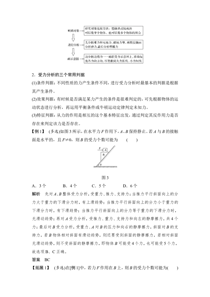 必修1第二章第3讲_04高考物理_新高考复习资料_2022年新高考复习资料_高考物理2022年一轮复习各版本_1.2022年高考物理一轮复习全国通用版_2022年高考物理一轮复习讲义（全国版）