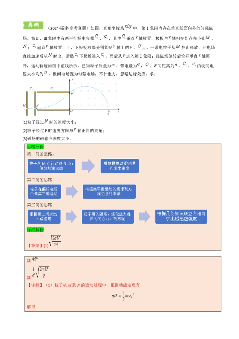 模板11-1磁场（四大题型）（解析版）_04高考物理_2025年新高考资料_二轮复习_2025年高考物理答题技巧与模板构建339420717