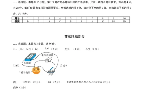信息必刷卷05参考答案_04高考物理_2025年新高考资料_2025考前信息卷_2025年高考物理考前信息必刷卷（云南专用）34449645_信息必刷卷05（云南专用）-2025年高考物理考前信息必刷卷