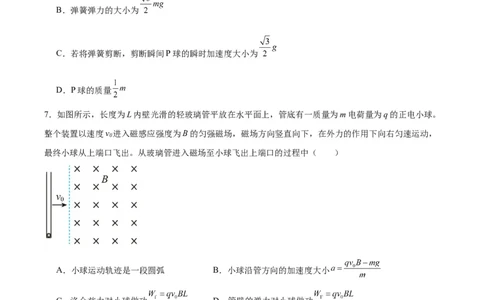 信息必刷卷04（原卷板）_04高考物理_2025年新高考资料_2025考前信息卷_2025年高考物理考前信息必刷卷（云南专用）34449645_信息必刷卷04（云南专用）-2025年高考物理考前信息必刷卷