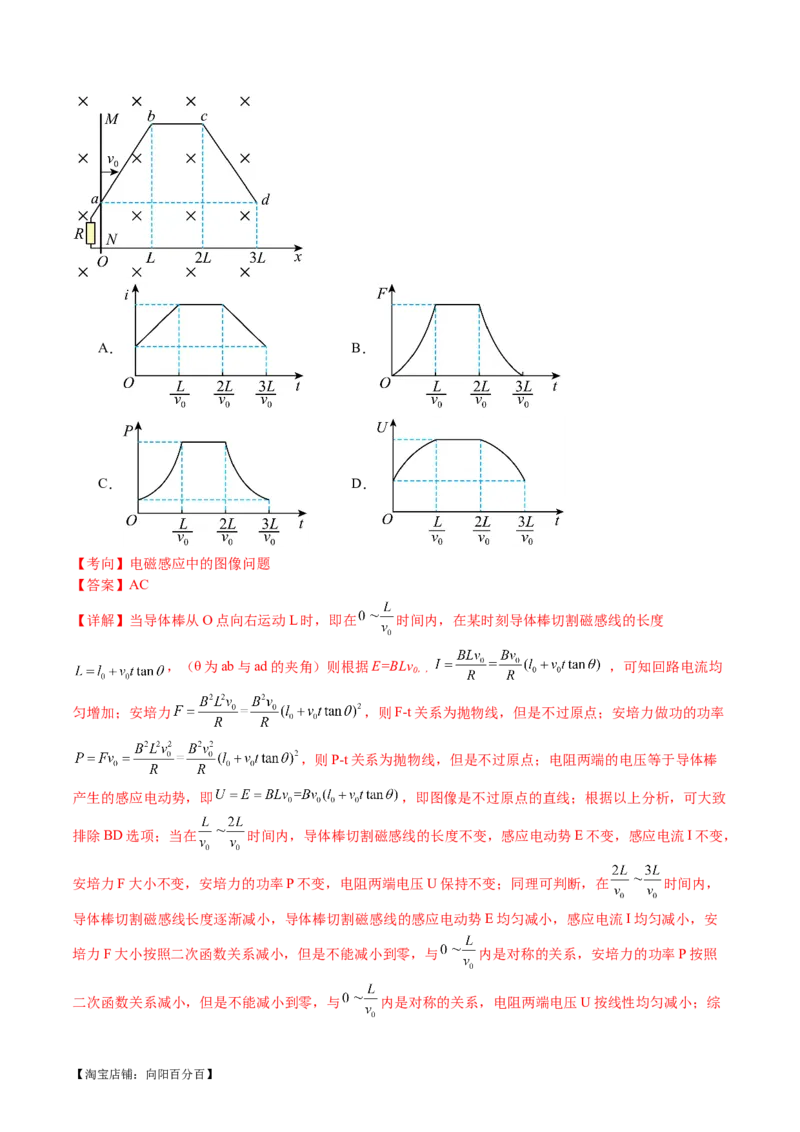 专题13电磁感应（讲义）（解析版）_04高考物理_新高考复习资料_2024新高考复习资料_二轮复习资料_2024年高考物理二轮复习讲练测（新教材新高考）_配套讲义（原卷版+解析版）