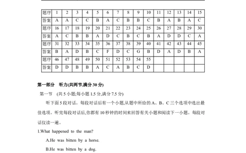 第十套阶段检测(四)必修第一册~第三册_03高考英语_2025年新高考资料_一轮复习_2025年高考英语人教版一轮复习单元练(含解析，含听力原文及音频)