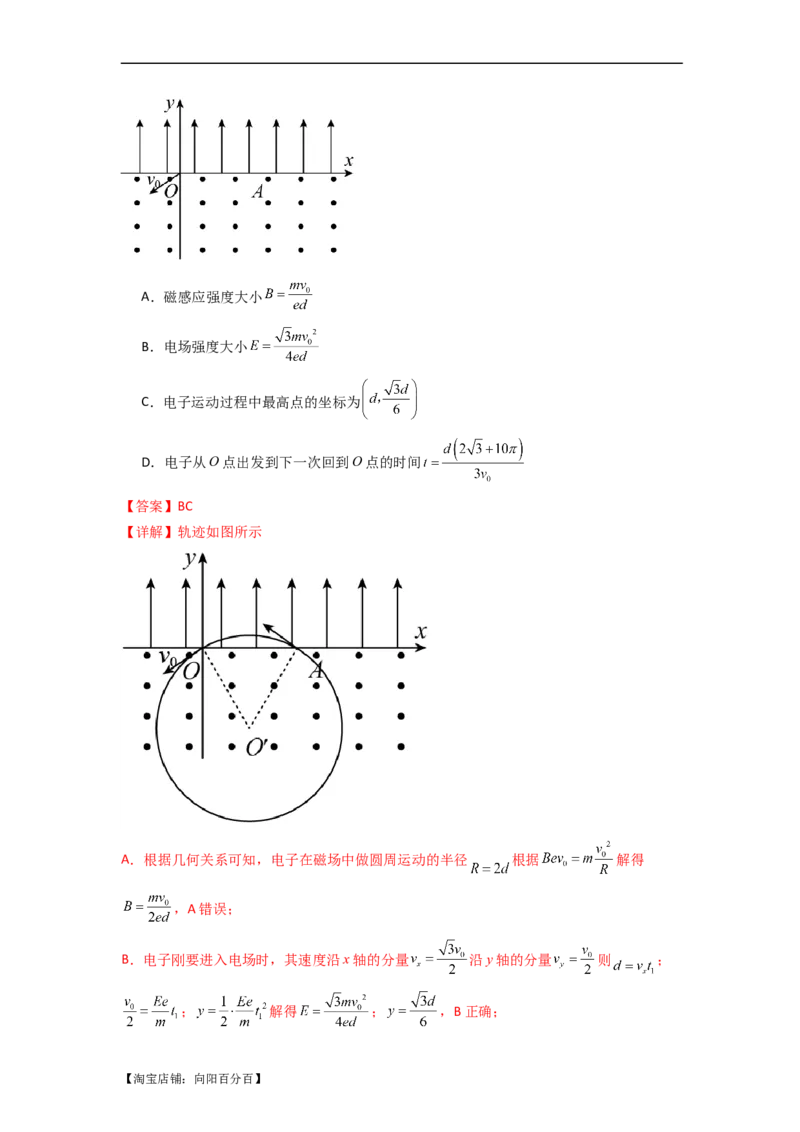 易错点11磁场-（4大陷阱）-备战2024年高考物理考试易错题（解析版）_04高考物理_新高考复习资料_2024新高考复习资料_专项复习资料_备战2024年高考物理考试易错题（新高考专用）
