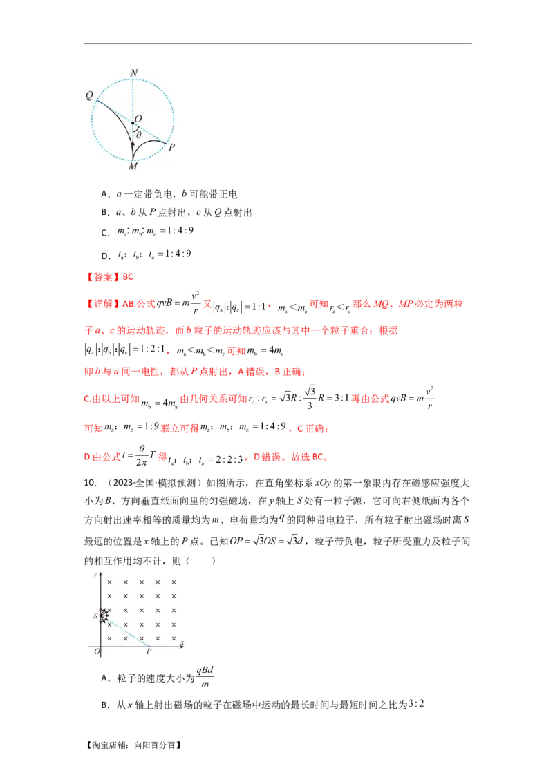 易错点11磁场-（4大陷阱）-备战2024年高考物理考试易错题（解析版）_04高考物理_新高考复习资料_2024新高考复习资料_专项复习资料_备战2024年高考物理考试易错题（新高考专用）