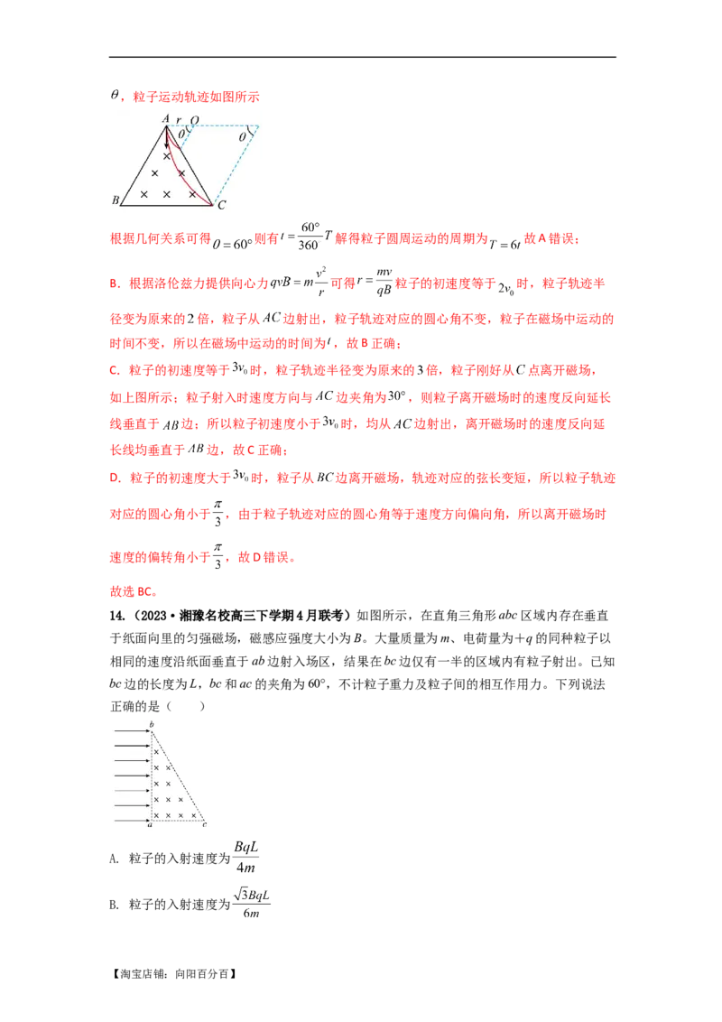 易错点11磁场-（4大陷阱）-备战2024年高考物理考试易错题（解析版）_04高考物理_新高考复习资料_2024新高考复习资料_专项复习资料_备战2024年高考物理考试易错题（新高考专用）