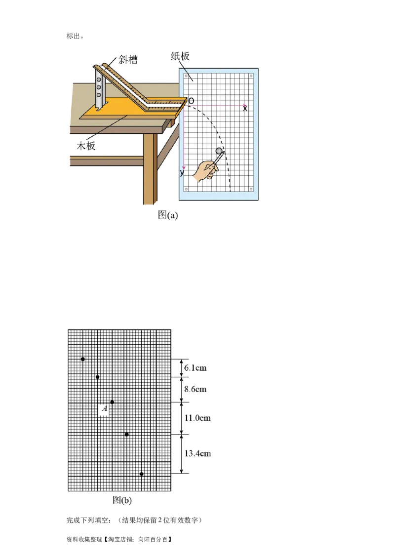 专题17力学实验(原卷版)_04高考物理_通用版（老高考）复习资料_2024年复习资料_完五年（2019-2023）高考物理真题分项汇编（全国通用）