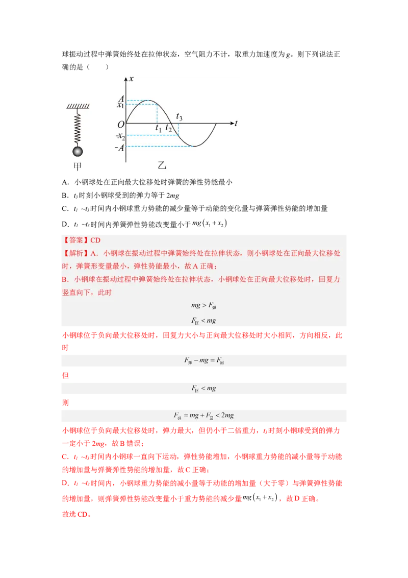 第十五章机械振动机械波测--2023年高考物理一轮复习讲练测（全国通用）（解析版）_04高考物理_通用版（老高考）复习资料_2023年复习资料_一轮复习
