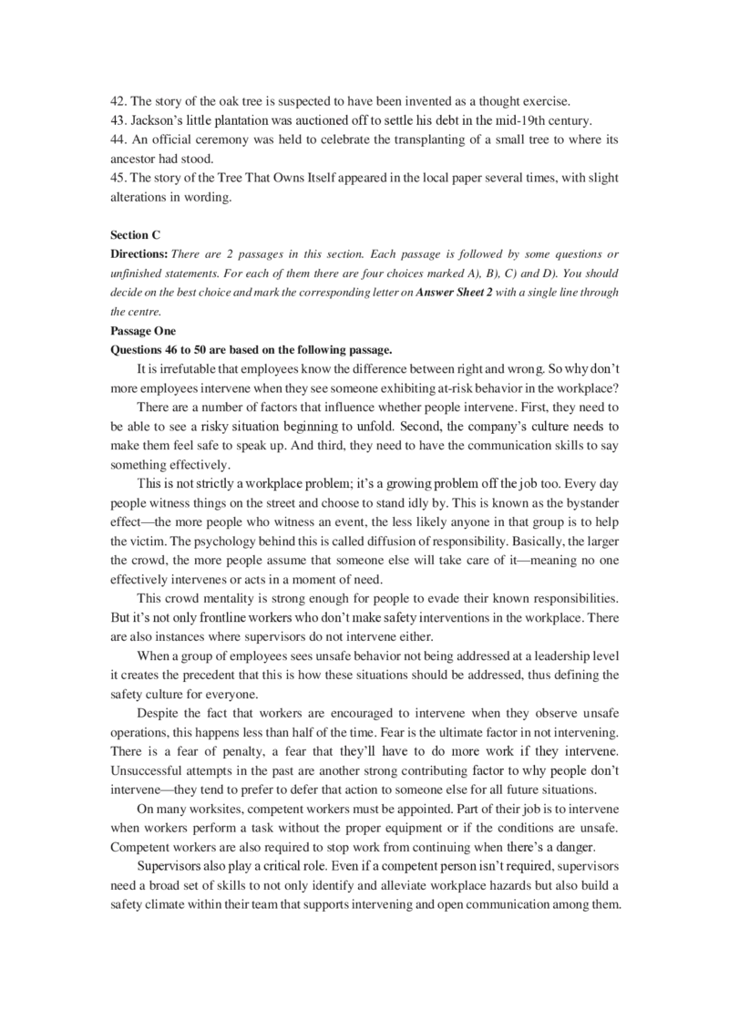 2024年06月大学英语六级考试真题（第1套）_最新更新，视频都在这_2026，6月六级速转存易和谐_新大学英语2025.6月4.6级真题_六级真题_01六级真题+答案解析+听力音频