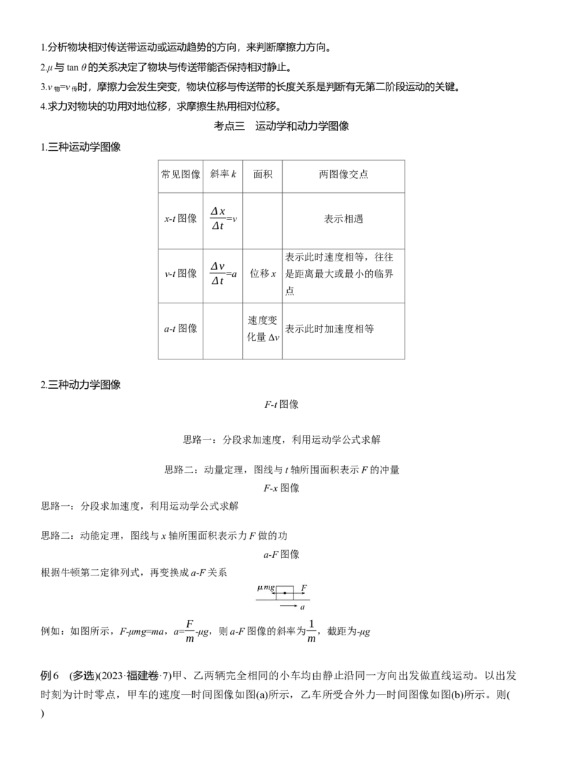 第一篇　专题一　第2讲　匀变速直线运动　牛顿运动定律_04高考物理_2025年新高考资料_二轮复习_2025年高考物理大二轮_2025物理二轮专题复习学生用书Word版文档_大二轮专题复习讲义