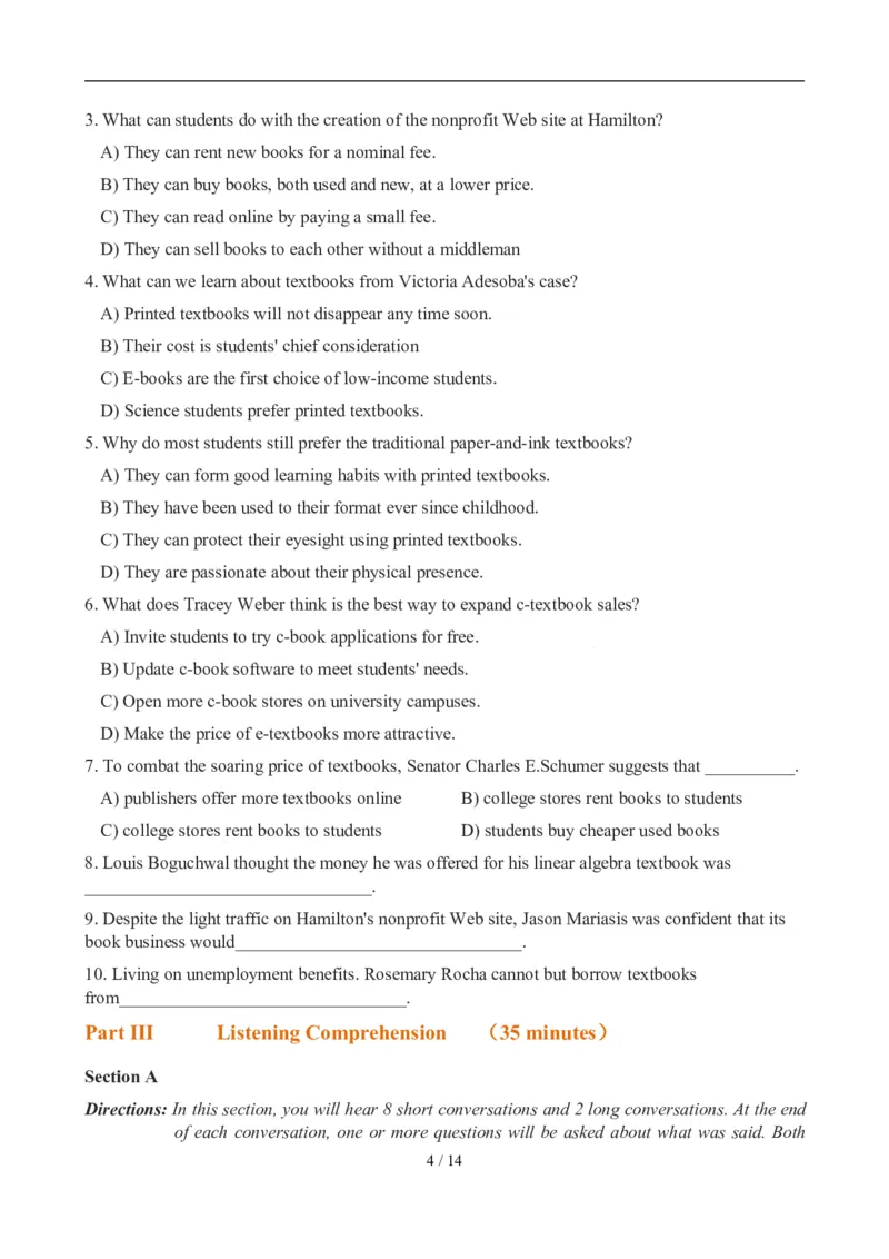 2012年12月英语六级真题(3)_02.四六级真题+模拟题（0128）_六级真题+音频+解析(0128)_01.1990&mdash;2012六级旧题型_2012年12月六级