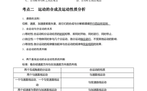 第8讲　曲线运动运动的合成与分解（原卷版）_04高考物理_通用版（老高考）复习资料_2024年复习资料_完2024年高考物理一轮考点复习精讲精练（全国通用）