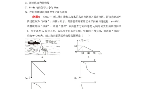 第8讲　曲线运动运动的合成与分解（原卷版）_04高考物理_通用版（老高考）复习资料_2024年复习资料_完2024年高考物理一轮考点复习精讲精练（全国通用）