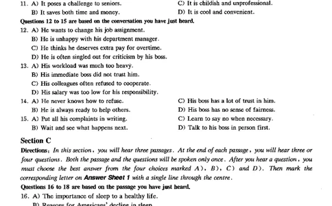 2016.06四级真题第1套可复制可检索_02.四六级真题+模拟题（0128）_四级真题+音频+解析(0128)_02.2013&mdash;2015年旧题型_2016年6月CET4_2016.06四级真题PDF