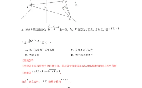 考点巩固卷19双曲线方程及其性质（六大考点）（解析版）_02高考数学_2025年新高考资料_一轮复习_2025年高考数学一轮复习考点通关卷（新高考通用）