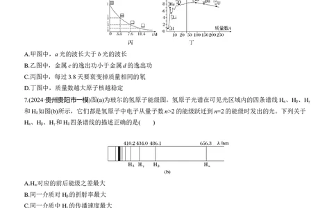 第一篇　专题五　第15练　近代物理_04高考物理_2025年新高考资料_二轮复习_2025年高考物理大二轮_2025物理二轮专题复习学生用书Word版文档_二轮专题强化练+考前特训_二轮专题强化练