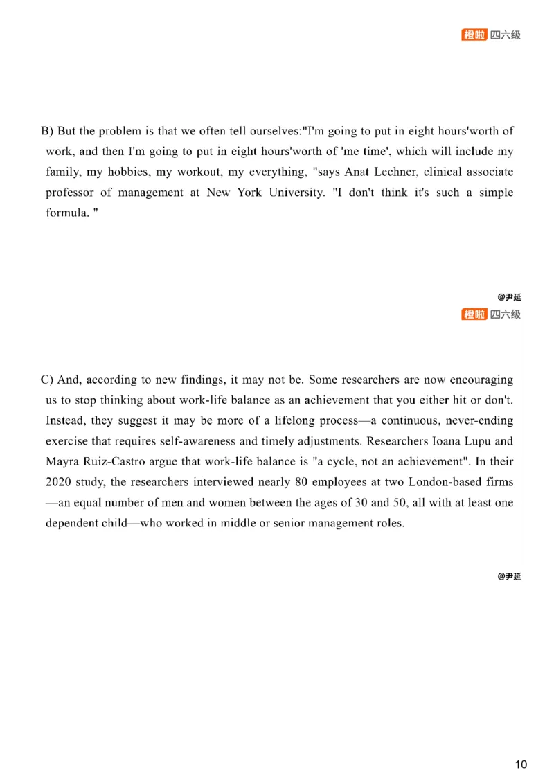 [24.4]--四级阅读模考解析24年12月第一套匹配题+选词填_最新更新，视频都在这_2026、6月四级速转存易和谐_1、2025年6月四级_10.2026四级英语橙啦_{1}--课程_{24}--四级6月7日模考解析