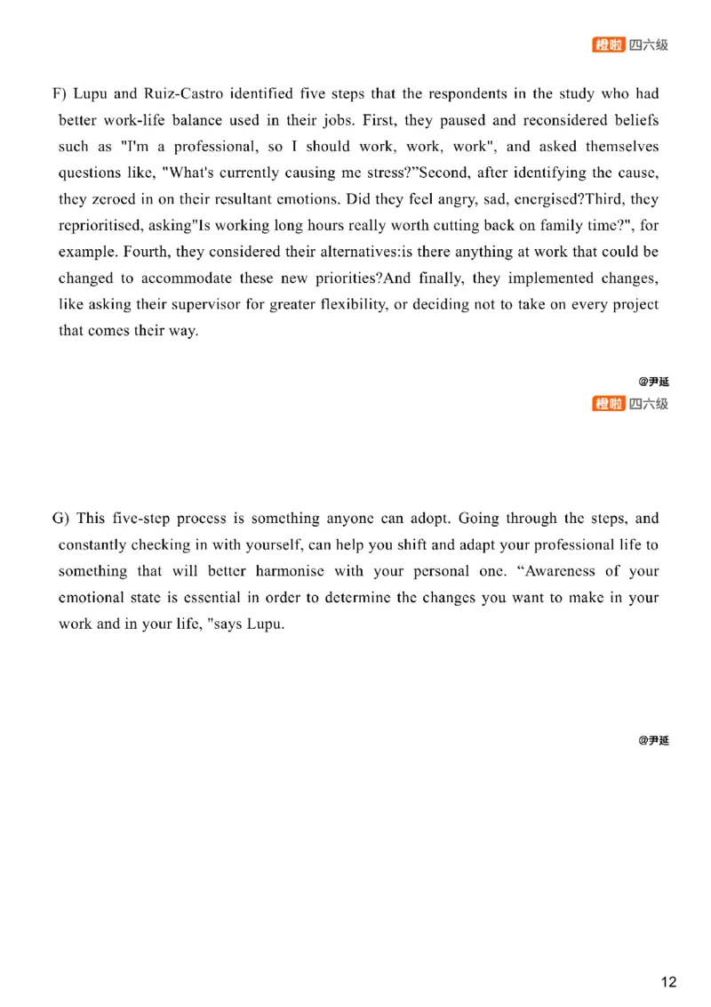 [24.4]--四级阅读模考解析24年12月第一套匹配题+选词填_最新更新，视频都在这_2026、6月四级速转存易和谐_1、2025年6月四级_10.2026四级英语橙啦_{1}--课程_{24}--四级6月7日模考解析