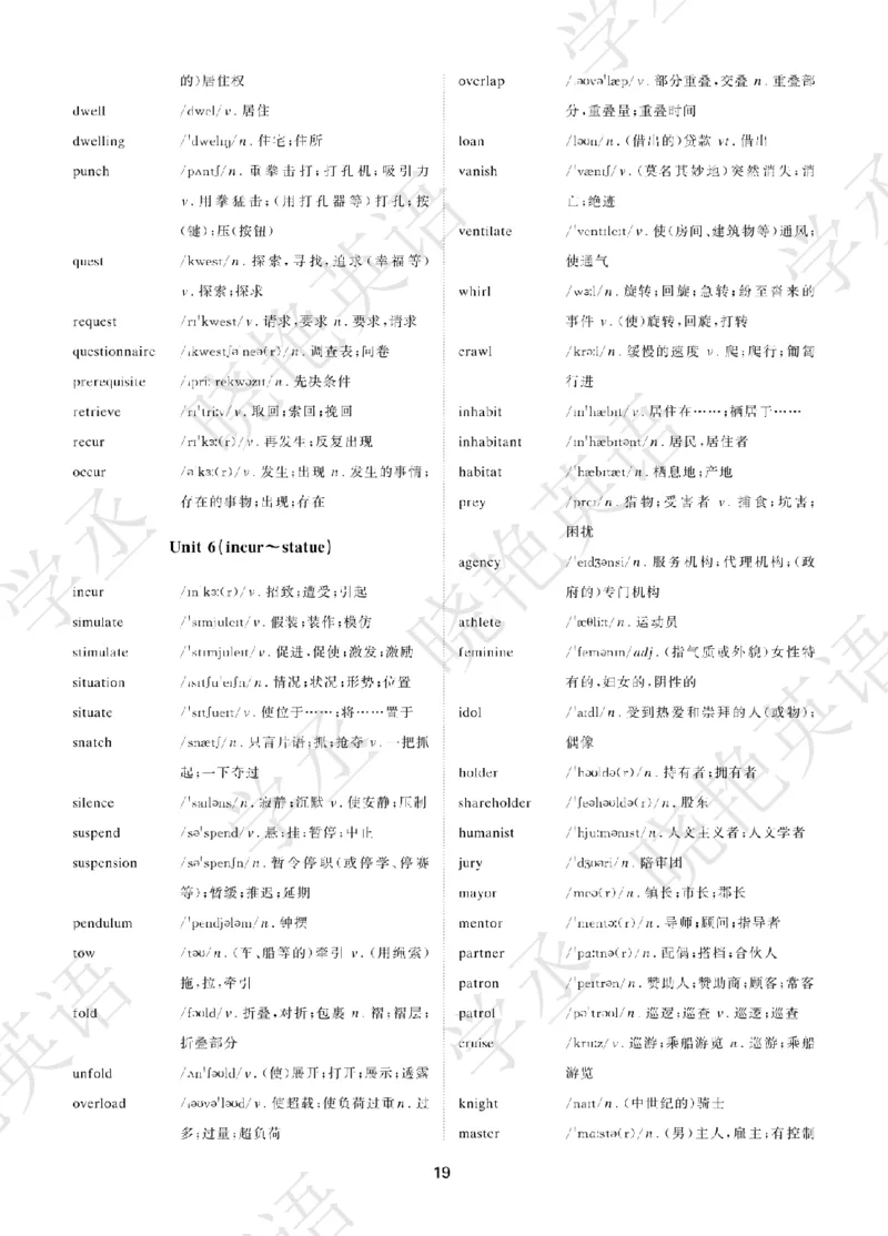 晓艳带你学英语&middot;六级高频单词_最新更新，视频都在这_2026，6月六级速转存易和谐_0、2025年12月六级_00.学丞六级全程班刘晓燕_00讲义资料_《六级考试高频词汇》