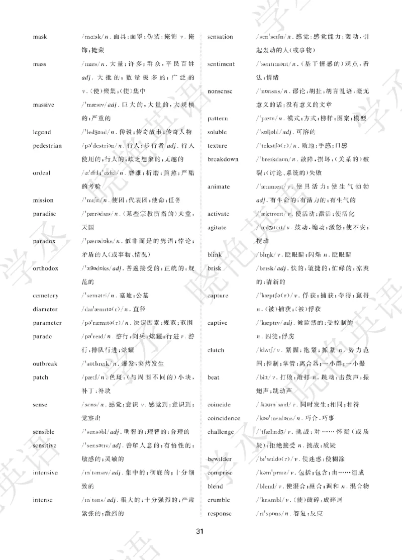 晓艳带你学英语&middot;六级高频单词_最新更新，视频都在这_2026，6月六级速转存易和谐_0、2025年12月六级_00.学丞六级全程班刘晓燕_00讲义资料_《六级考试高频词汇》