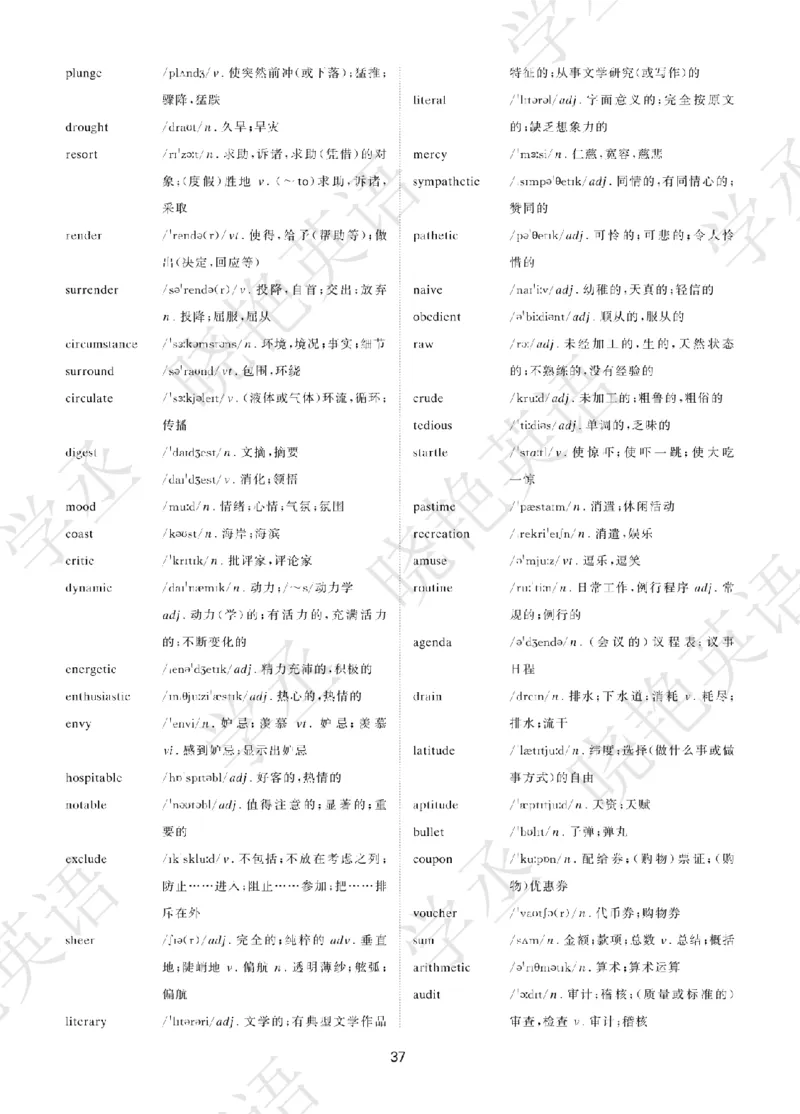 晓艳带你学英语&middot;六级高频单词_最新更新，视频都在这_2026，6月六级速转存易和谐_0、2025年12月六级_00.学丞六级全程班刘晓燕_00讲义资料_《六级考试高频词汇》