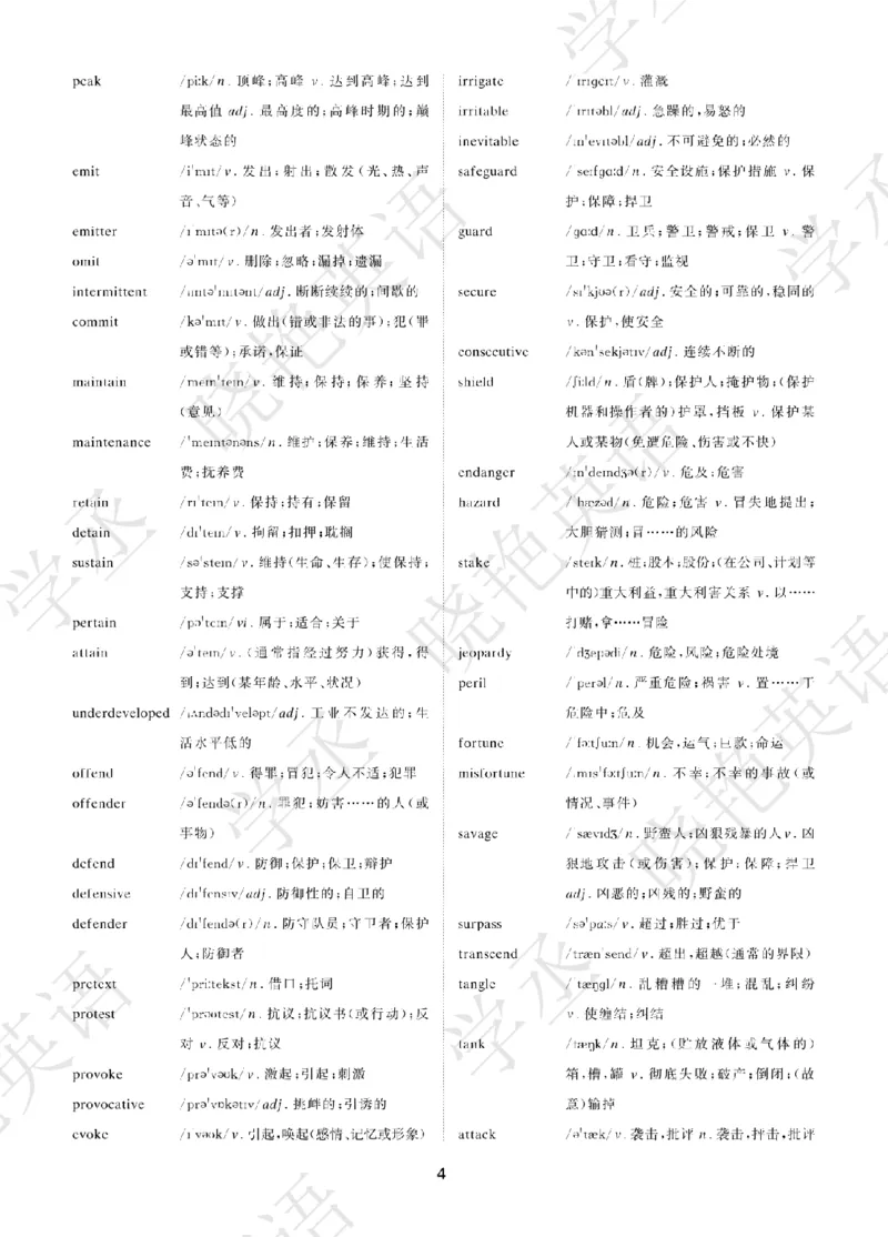 晓艳带你学英语&middot;六级高频单词_最新更新，视频都在这_2026，6月六级速转存易和谐_0、2025年12月六级_00.学丞六级全程班刘晓燕_00讲义资料_《六级考试高频词汇》