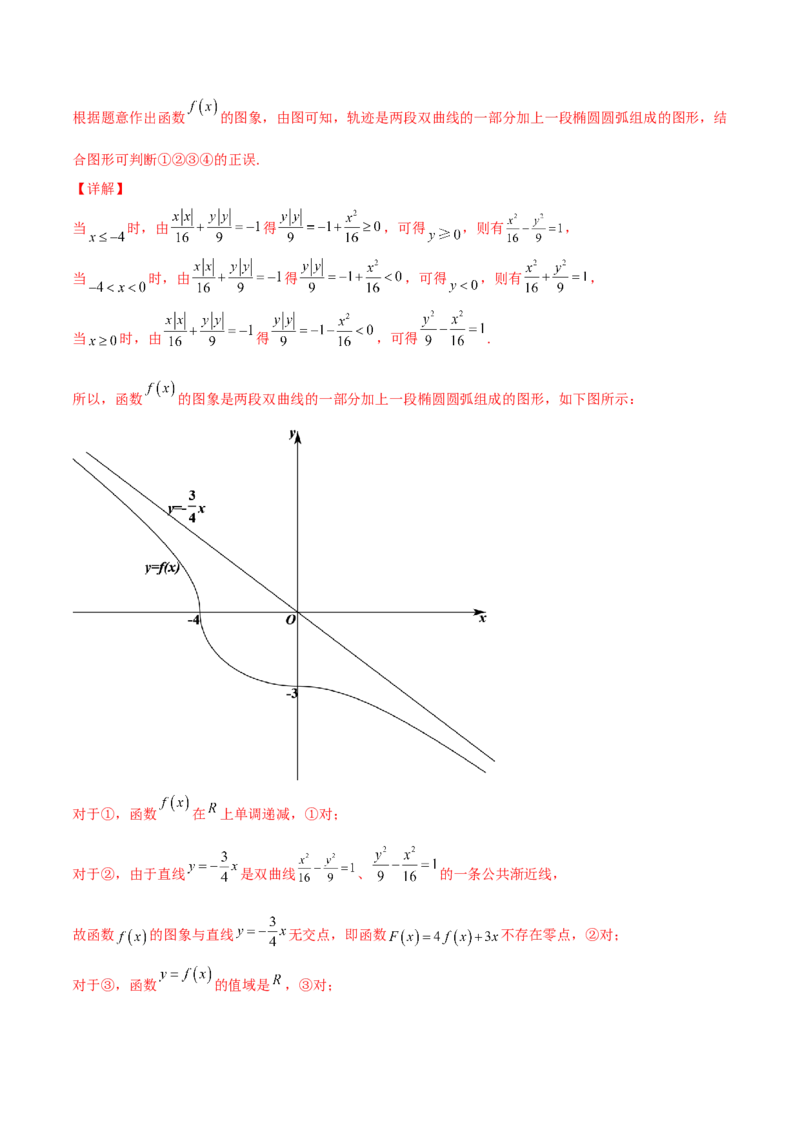 考向41双曲线-备战2022年高考数学一轮复习考点微专题（新高考地区专用）(31199449)_02高考数学_新高考复习资料_2022年新高考资料