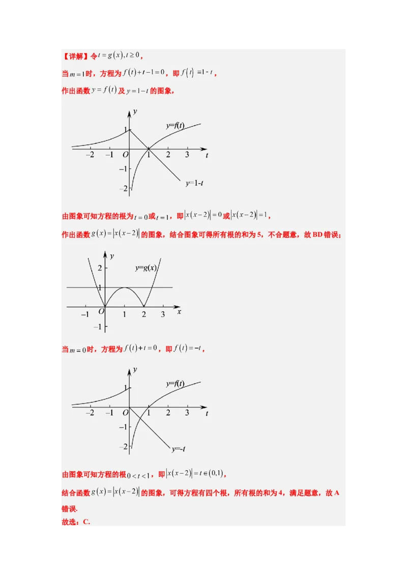 素养拓展5嵌套函数的零点问题（解析版）_02高考数学_新高考复习资料_2024年新高考资料_一轮复习资料_完一轮复习讲义2024年高考数学高频考点题型归纳与方法总结（新高考）