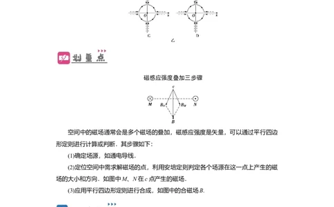 第37讲　磁场的描述、磁场对电流的作用（原卷版）_04高考物理_新高考复习资料_2024新高考复习资料_一轮复习资料_完划重点2024年高考一轮复习精细讲义