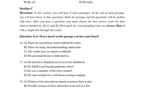 2015.06四级真题第2套可复制可检索_02.四六级真题+模拟题（0128）_四级真题+音频+解析(0128)_02.2013&mdash;2015年旧题型_2015年06月CET4_2015.06四级真题PDF