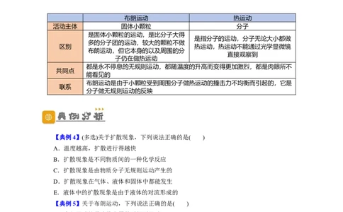 第52讲分子动理论及内能（原卷版）_04高考物理_通用版（老高考）复习资料_2024年复习资料_完划重点2024年高考一轮复习精细讲义