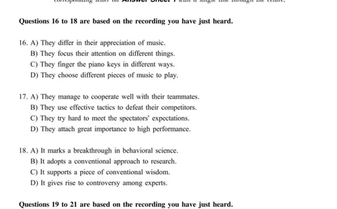 2019.06六级真题全3套(带书签)_02.四六级真题+模拟题（0128）_六级真题+音频+解析(0128)_03.2016&mdash;2025六级新题型_2019年06月六级