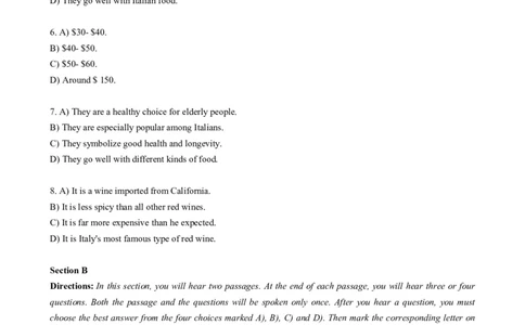 2018年06月六级真题全3套_02.四六级真题+模拟题（0128）_六级真题+音频+解析(0128)_03.2016&mdash;2025六级新题型_2018年06月六级_2018.06六级真题word