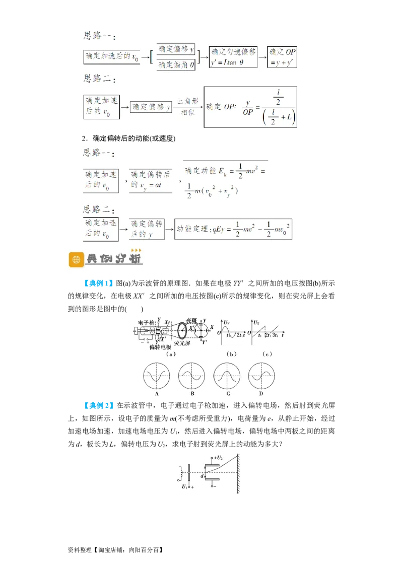 第28讲　电容动态分析及带电粒子在电场中的运动（原卷版）_04高考物理_新高考复习资料_2024新高考复习资料_一轮复习资料_完划重点2024年高考一轮复习精细讲义