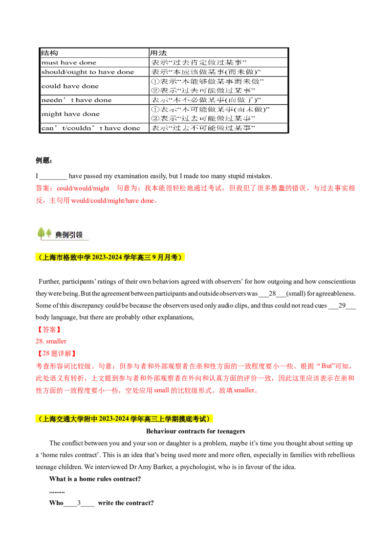 考点02语法填空之形容词、副词、情态动词（核心考点精讲精练）（解析版）_03高考英语_2025年新高考资料_一轮复习_备战2025年高考英语一轮复习考点帮_重点语法分解