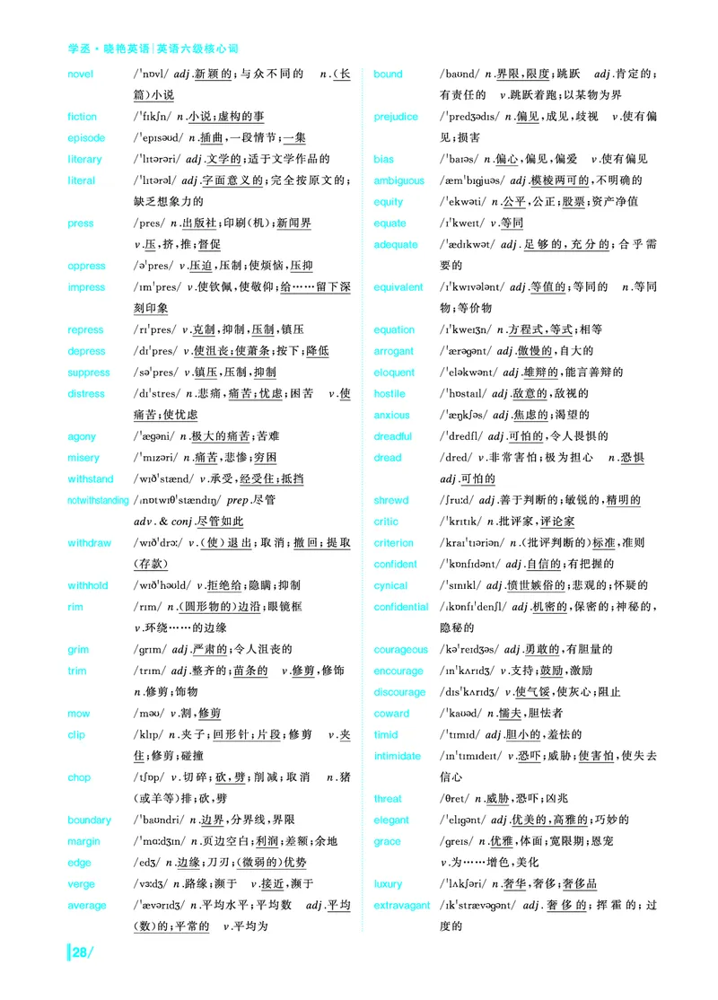 《英语六级核心词》内文全－20250901_最新更新，视频都在这_2026、6月四级速转存易和谐_讲义_四六级福利资料_26年6月四六级赠品_四六级高频核心词