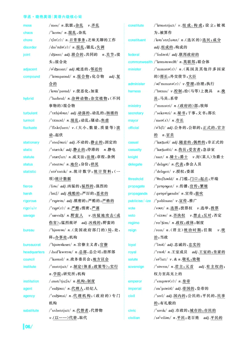 《英语六级核心词》内文全－20250901_最新更新，视频都在这_2026、6月四级速转存易和谐_讲义_四六级福利资料_26年6月四六级赠品_四六级高频核心词