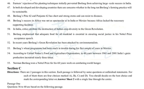 2013年06月大学英语6级（卷三）_最新更新，视频都在这_2026、6月四级速转存易和谐_四六级真题+资料包_六级真题_2007-2015年六级真题及答案解析_2013年06月英语六级真题