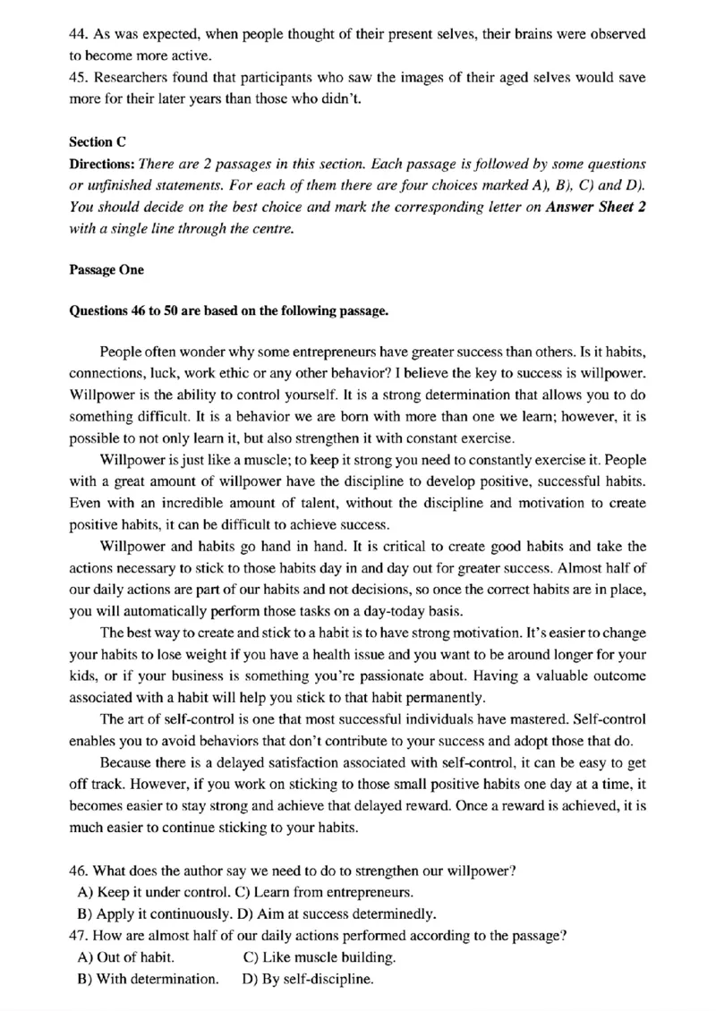 2024.06英语四级真题第2套_最新更新，视频都在这_2026、6月四级速转存易和谐_四六级真题+资料包_四级真题_2024年CET4真题及答案解析(全三套)
