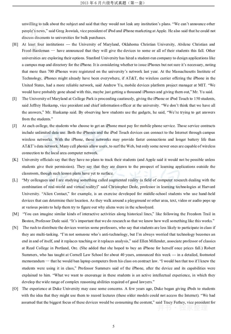 2013年06月大学英语6级（卷一）_最新更新，视频都在这_2026、6月四级速转存易和谐_四六级真题+资料包_六级真题_2007-2015年六级真题及答案解析_2013年06月英语六级真题