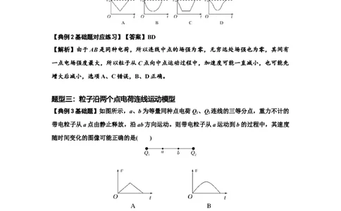 知识点66：静电场中的图象问题（解析版）_04高考物理_通用版（老高考）复习资料_2024年复习资料_基础版2024届高考物理一轮复习讲义及对应练习