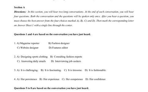 2019年12月六级真题全3套_02.四六级真题+模拟题（0128）_六级真题+音频+解析(0128)_03.2016&mdash;2025六级新题型_2019年12月六级_2019.12六级真题word