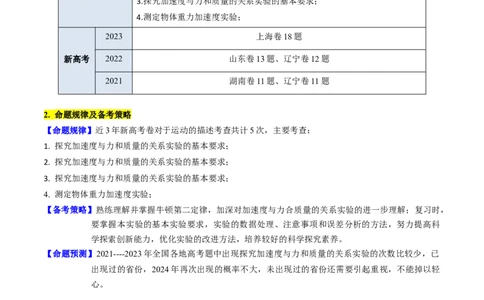 考点13实验四探究加速度与力和质量的关系（核心考点精讲精练）-备战2024年高考物理一轮复习考点帮（新高考专用）（原卷版）_04高考物理_新高考复习资料_2024新高考复习资料