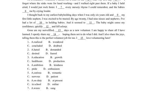 练习56　语法填空＋七选五＋完形填空_03高考英语_新高考复习资料_2023年新高考资料_专项复习_2023《微专题&middot;小练习》&middot;英语&middot;新教材（XL-4）