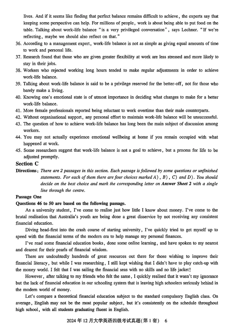 2024年12月三套真题带答案解析_最新更新，视频都在这_2026、6月四级速转存易和谐_讲义_就这样过英语四级真题+模拟