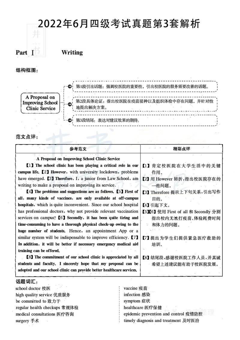 2022年6月大学英语四级考试答案及解析卷3_最新更新，视频都在这_2026、6月四级速转存易和谐_四六级真题+资料包_四级真题_2022年6月CET4