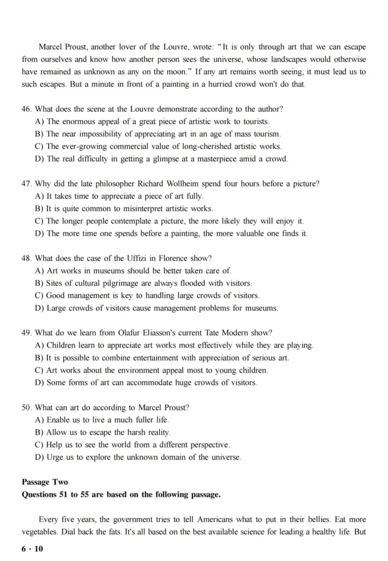 2020.12六级真题全3套(带书签)_02.四六级真题+模拟题（0128）_六级真题+音频+解析(0128)_03.2016&mdash;2025六级新题型_2020年12月六级