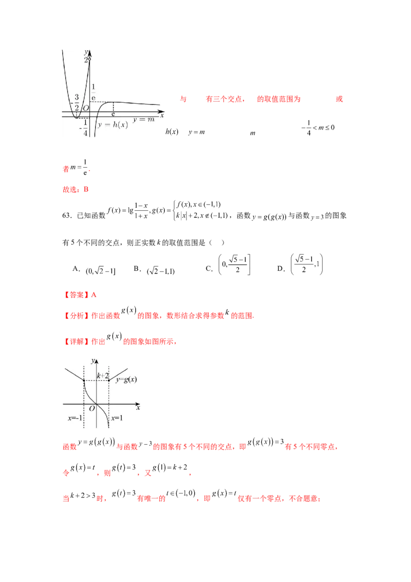 考点巩固卷05函数的图象与方程(八大考点）（解析版）_02高考数学_2025年新高考资料_一轮复习_2025年高考数学一轮复习考点通关卷（新高考通用）