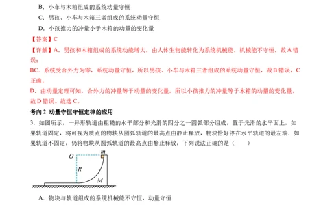 第31讲动量守恒定律及其应用（讲义）（解析版）_04高考物理_新高考复习资料_2024新高考复习资料_一轮复习资料_2024年高考物理一轮复习讲练测（讲义+练习+课件）（新高考）_讲义+练习